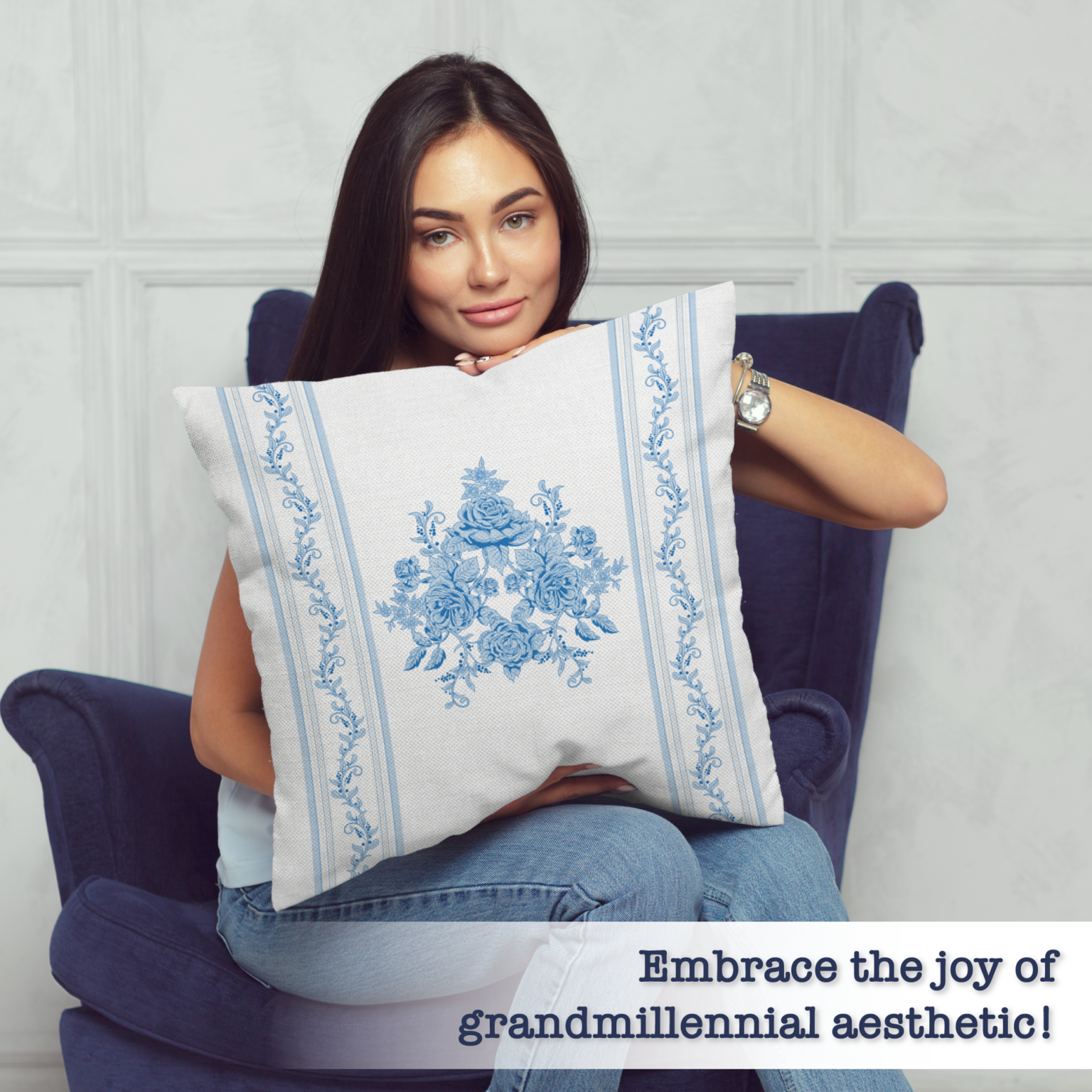 02 Royal Pillow - Fata pe fotoliu